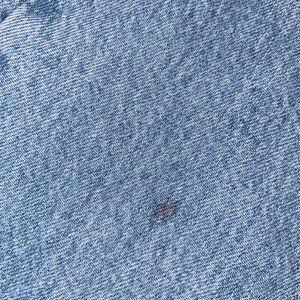 Zara wide leg super high rise blue jeans in light wash